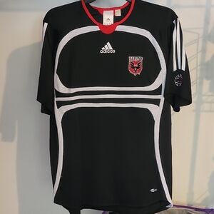 Adidas Black and White Men's Jersey